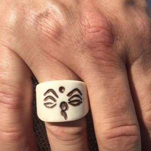 Eyes of Buddha Ring size 10.5
